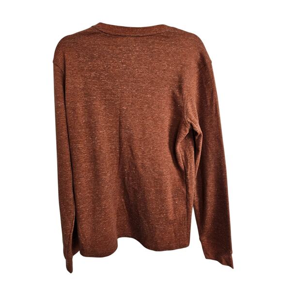 01 Algo Performance Shirt Long Sleeve T Shirt Men M Orange Athletic T Shirt Mens - Picture 8 of 8